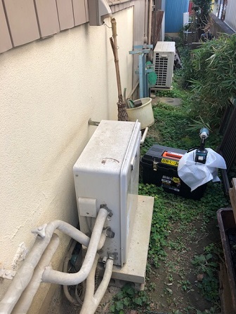施工前給湯器