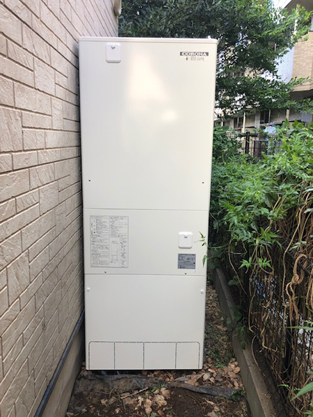 施工後給湯器