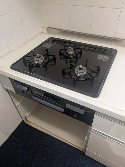 【ビルトインコンロ交換】　N3GT2RVQ1