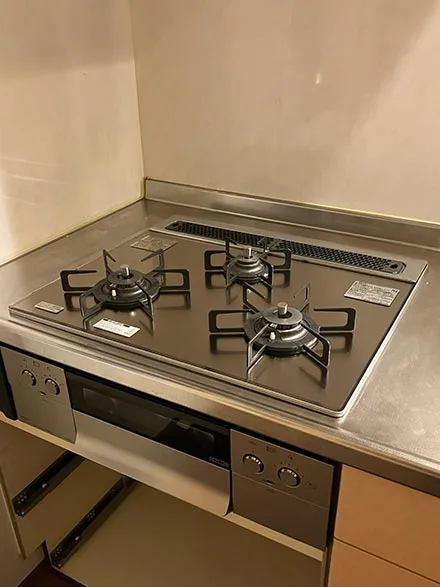 【ビルトインコンロ交換】　N3WS3PWASKSTEC