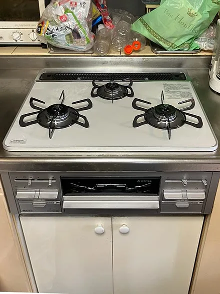 【ビルトインコンロ交換】　PD-509WS-60CV