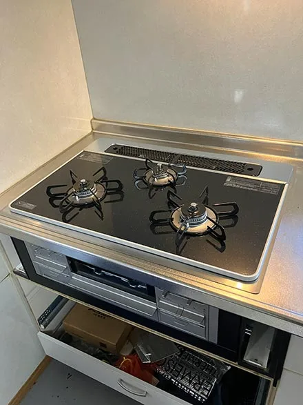 【ビルトインコンロ交換】　PD-509WS-75CK