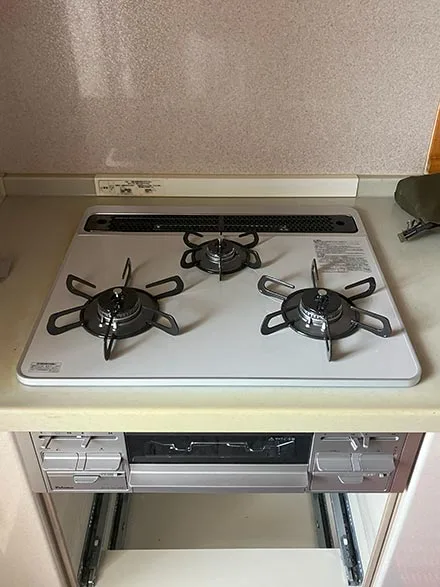 【ビルトインコンロ交換】　PD-509WS-60CV