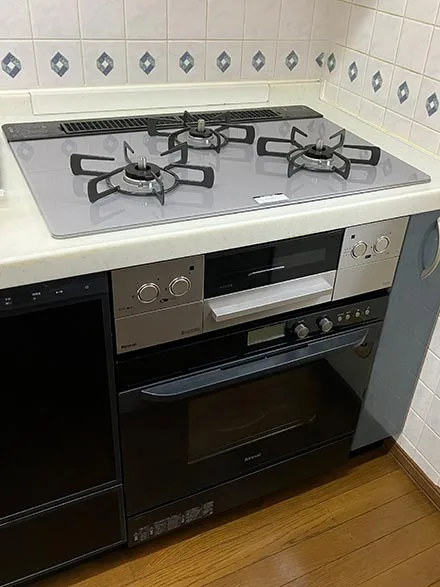 【ビルトインコンロと電子コンベック交換】RHS71W42J4RSTW・RSR-S52E-B