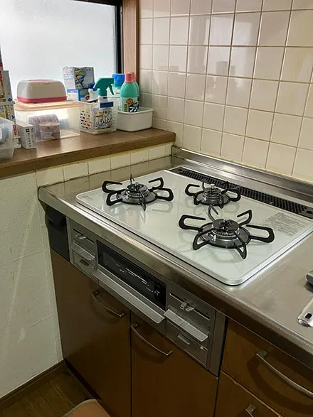 【ビルトインコンロ交換】　PD-509WS-60CV