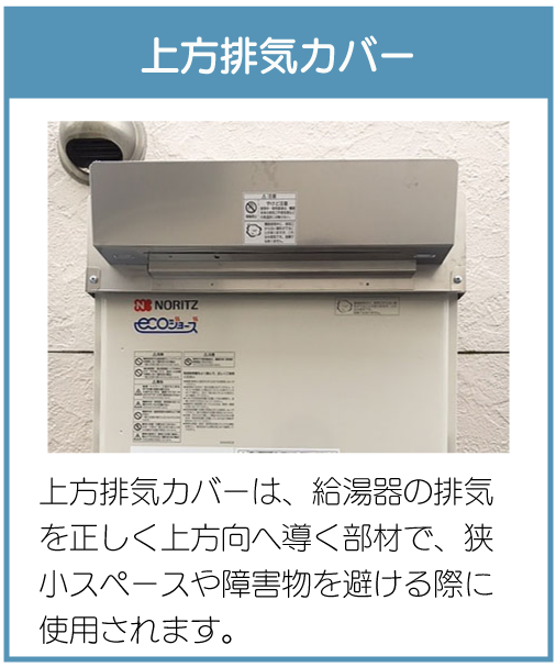 上方排気カバー